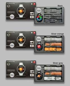 D25 Watch <span class=keywords><strong>4</strong></span> Pro Smartwatch Acero inoxidable Cuero Bandas de goma Forma IP67 Rastreador de actividad Calendario Carga inalámbrica - Product Image 5
