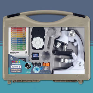 Jouets éducatifs en plastique en gros, kit de microscopes scientifiques pour enfants à faire soi-même, sans batterie - Product Image 6