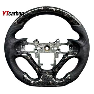 <span class=keywords><strong>พวงมาลัย</strong></span>คาร์บอนไฟเบอร์แท้ YTcarbon สำหรับ <span class=keywords><strong>Civic</strong></span> 9th Shuttle CRV Jade Si Type R อุปกรณ์ตกแต่งภายในรถยนต์ สไตล์รถแข่ง แบบกำหนดเอง - Product Image 2