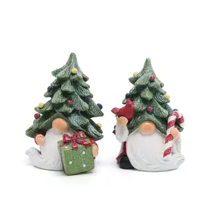 Đồ Trang Trí Gnomes Hình Cây Thông Giáng Sinh Tượng Thần Lùn Giáng Sinh Thủ Công