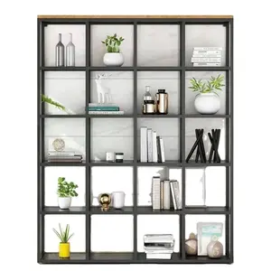 <span class=keywords><strong>Industriale</strong></span> libreria, multi-fila epoca scaffali, mentale scaffalature unità, cremagliera di esposizione e dell'organizzatore di immagazzinaggio - Product Image 1