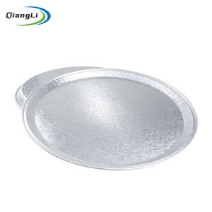 Barquettes jetables en <span class=keywords><strong>aluminium</strong></span> de 16 pouces, plateaux ronds plats en <span class=keywords><strong>aluminium</strong></span> pour pizzas, assiettes jetables en <span class=keywords><strong>aluminium</strong></span> pour légumes, fruits - Product Image 2