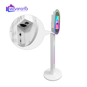 WIVIFOTO Espejo Mágico con Pantalla Táctil de 13.3 Pulgadas, Cabina de Fotos con Cámara Integrada, Wi-Fi, Estructura Metálica Resistente para Estudios de Fotografía y Bodas - Product Image 3