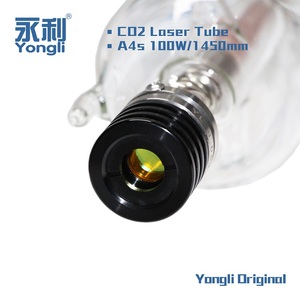 Yongli 150w Max 180w 1850mm Dia. <span class=keywords><strong>Tube</strong></span> laser en verre de 80mm avec tête en métal II-VI lentille - Product Image 5