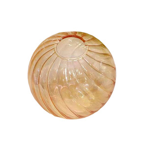 Sur Mesure Coloré <span class=keywords><strong>Plat</strong></span> <span class=keywords><strong>Rond</strong></span> Spirale Verre Orb Globe Sphère Boule <span class=keywords><strong>Vase</strong></span> À Fleurs pour Table Centre De Table Décoration De Ferme - Product Image 5