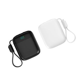 Batterie externe portable 10000mAh 20000mAh avec affichage numérique, charge rapide 22.5W, câble intégré - Product Image 6