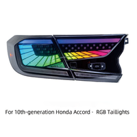 Conjunto de Luces Traseras con Intermitentes Secuenciales RGB Plug-and-Play y DRL para Honda Accord de 10ª Generación 2018-2022