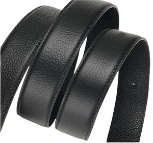 男性用ドレスレザーベルト3.5CMリバーシブル本物のレザーベルト回転バックル付きクラシックデザイン - Product Image 2