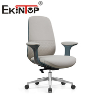 Chaises de bureau modernes en cuir Ekintop Vente en gros d'usine Chaise d'ordinateur bureau hauteur réglable Mobilier de bureau Chaise ergonomique