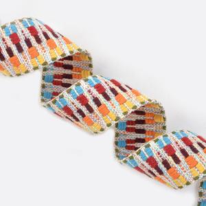 สายรัดกระเป๋า/เข็มขัด/เสื้อผ้า ลายแจ็คการ์ดรูปตัววี แบบด้านเดียว ผลิตจากโพลีเอสเตอร์ 100% เป็นมิตรกับสิ่งแวดล้อม พร้อมรับทำโลโก้ตามสั่ง ลดราคาพิเศษ - Product Image 4