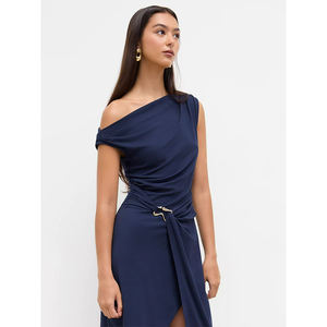 Abito Estivo Lavorato a Maglia Personalizzato, Vestito Lungo Sexy con Scollo Traforato per Donna, Abito Maxi in Maglia a Costine - Product Image 2