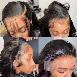 Guangzhou Mongola Dei Capelli Umani Grezzi Con Chiaro E Morbido Superiore di Seta Dell'onda <span class=keywords><strong>Del</strong></span> <span class=keywords><strong>Corpo</strong></span> Anteriore <span class=keywords><strong>Del</strong></span> Merletto Parrucche On Line - Product Image 5