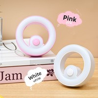 Veilleuse LED en forme de cœur de dessin animé avec bouton en verre, à brancher, pour chevet et chambre, idéale pour l'allaitement, directement de l'usine transfrontalière