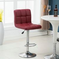 Tabouret de bar haut pivotant contemporain avec accoudoir pieds en métal chaise haute pour la maison hôtel salle à manger salon chambre à coucher