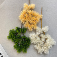 Branches de pin d'arbre vert en plastique plantes artificielles branches de pin branches décoration de paysage pin de bienvenue