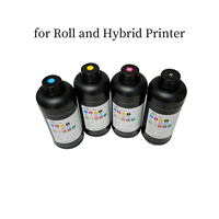 Mr. Inks Tarpaulin Lamp Cloth Fabric Printing CMYK W V UV Cured Ink PVC UV Curing Ink pour Epson I3200 Digital Flexo Printing