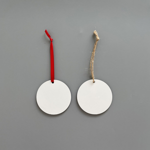 Grande Vente Noël Entrepôt USA – Stock de Plaques Rondes en MDF Blanc en Forme de Cloche <span class=keywords><strong>Benelux</strong></span>, Flocon de Neige ou Étiquette avec Corde pour Décoration DIY - Product Image 3