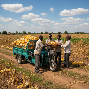 Triciclo Agrícola Eléctrico Práctico Holladay de 2 Plazas y Carrocería Abierta, Capacidad de Carga de 500 kg, 3 Ruedas, Bicicleta Eléctrica de Carga <span class=keywords><strong>Volta</strong></span> para Adultos - Product Image 3