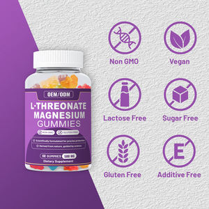 อาหารเสริมสำหรับผู้ใหญ่ OEM แมกนีเซียม แอล-ทรีโอเนต กัมมี่ ราคาดีที่สุด วิตามินเสริมการนอนหลับ แมกนีเซียม แอล-ทรีโอเนต กัมมี่ - Product Image 3