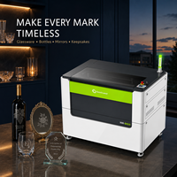 Machine de gravure laser CO2 Light960B pour verre, bois, bouteilles de vin, miroirs, récompenses en cristal, verrerie, souvenirs, cadeaux personnalisés