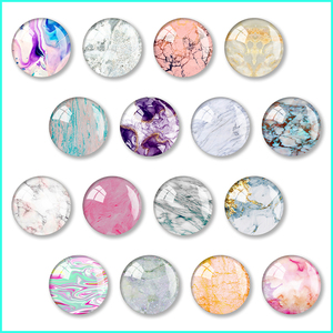 Magnete per frigorifero in cristallo pianta all'ingrosso decorazione 3d magnete per frigorifero in cristallo magnetico pianta Ocean Sunset Marble Series - Product Image 5