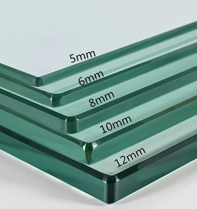 High Quality Safety Toughened Glass 5mm 6mm 8mm 10mm 12mm Kitchen Decoration Car <b>Window</b> High Strength Tempered Flat Glass - Product Image 1