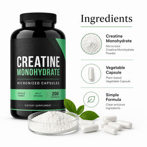 Cápsulas de Creatina Monohidrato con Electrolitos para Adultos, Marca Privada, Nutrición Deportiva, Refuerzo Inmunológico y Gestión de Energía (Gran Venta) - Product Image 2