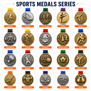 Produttore di Medaglie Personalizzate per Calcio, Calcio Indoor, Futsal, Campionati Giovanili, Coppe Professionali, Premio Miglior Marcatore in Metallo con Nastro - Product Image 3