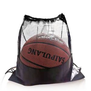 Nuevo producto Malla Deportes Almacenamiento Durable Bolsas con cordón para almacenamiento Bolsa con cordón - Product Image 5