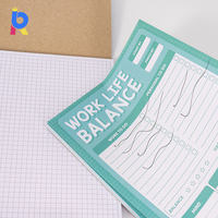 Bloc-notes personnalisé imprimé sur mesure A4 A5 pour le bureau, les conférences d'entreprise, papeterie, papier à écrire, bloc-notes, mémos avec logo