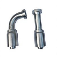 Raccords de tuyauterie hydraulique haute pression résistants aux températures du fabricant 45 #   Acier/Acier inoxydable