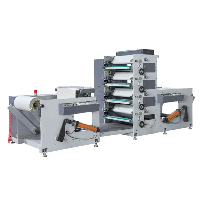Automatic Roll to Roll Digital Label Printing Machine Paper Bag Paper Cup Rolling Corrugated Paper Cup Flexo Printing Machine