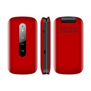 2,8 pulgadas de alta calidad mini teléfono negro rojo Micro Sim GSM <span class=keywords><strong>flip</strong></span> teléfono móvil soporte 3G WCDMA 4G LTD teléfono android - Product Image 1
