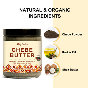 Tratamiento para la pérdida de cabello de etiqueta privada Ingredientes naturales Mantequilla Chebe para el crecimiento del cabello Evita la rotura de las puntas abiertas - Product Image 2