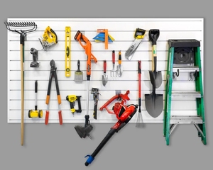 Latte <span class=keywords><strong>de</strong></span> <span class=keywords><strong>garage</strong></span> <span class=keywords><strong>de</strong></span> qualité supérieure <span class=keywords><strong>de</strong></span> 4*8 FT Panneaux muraux à lattes en PVC Emboîtement <span class=keywords><strong>de</strong></span> tôle murale - Product Image 6