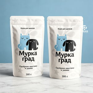 Sacs d'emballage pour aliments pour chats, fabrication en usine, impression de logo personnalisée, pochette autoportante avec fermeture éclair pour produits alimentaires pour animaux de compagnie - Product Image 5