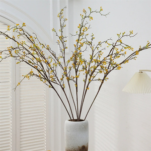 <span class=keywords><strong>Arbre</strong></span> de jasmin d'hiver FL-927, jaune, pour intérieur, mariage, studio, création de paysage, décoration d'<span class=keywords><strong>arbre</strong></span> de fleurs de Forsythia - Product Image 3