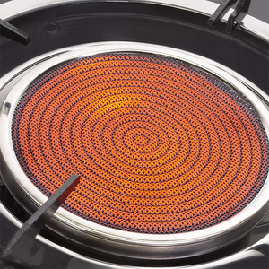 <span class=keywords><strong>Cocina</strong></span> de <span class=keywords><strong>Gas</strong></span> Infrarroja Portátil de Doble Quemador con Cubierta de Vidrio Templado, de Uso Comercial y Resistente, <span class=keywords><strong>para</strong></span> Exteriores y Caravanas, Calentamiento Rápido - Product Image 5