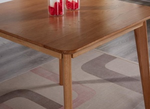 Moderno MDF superior de lujo mesa de comedor conjunto de 6 plazas rectángulo de madera mesa de comedor conjunto - Product Image 6