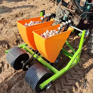 Sembradora de Ajo de 2 Filas, Máquina Agrícola de Alta Productividad, Distancia entre Plantas de 10 cm, Accionamiento por Engranajes, Equipo Agrícola - Product Image 1