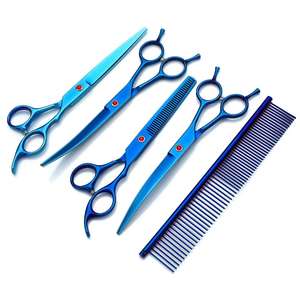 IC-70A 7 inç çeşitli renkler bakım makas Pet güzellik makas seti stilist makas seti - Product Image 4