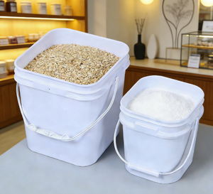 Vente en gros d'usine, seaux carrés de 5 gallons, seaux, barils, seaux carrés en <span class=keywords><strong>plastique</strong></span> de qualité alimentaire personnalisés de 20 litres avec couvercle - Product Image 3