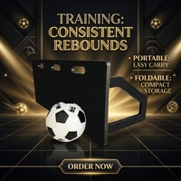 Panneau de rebond portable pour le football, équipement d'entraînement, mur de passe, rebondisseur pour l'entraînement au football