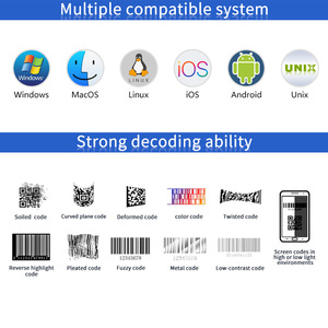 EMT8720 Pos Machine Barcode Scanner 1D 2D Qr Code Scanner <strong>Shell</strong> ABS Barcode <strong>Reader</strong> Module - Product Image 4
