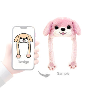 プロ仕様高品質PPコットン充填スーパーソフトぬいぐるみ帽子カスタマイズパンダ画像アニマルハット会社ロゴカスタマイズ - Product Image 3