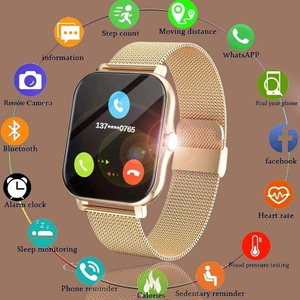 Fitness Tracker Smartwatch <b>with</b> Heart Rate & Sleep Monitor <b>Compass</b> Square Design TFT Display IP67 Waterproof for Android - Product Image 5