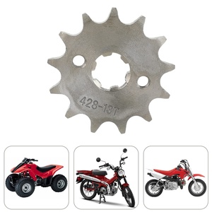 Hiaors sprocket motor para motocicleta, 428-13t 17mm para motor frontal de motocicleta para crf100 crf125 ct125 atv chinês quad pit dirt <span class=keywords><strong>bike</strong></span> 4 rodas moped - Product Image 3