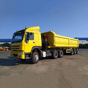 Camion benne minier d'occasion SINOTRUK 31-40 tonnes, camion benne lourd diesel Howo avec transmission manuelle HW19710 - Product Image 5