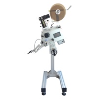 SHENGLONG – machine d'étiquetage de surface plate automatique SL-150, pour boîte de sacs en plastique, visage plat avec numéro de lot, imprimante de codes-barres