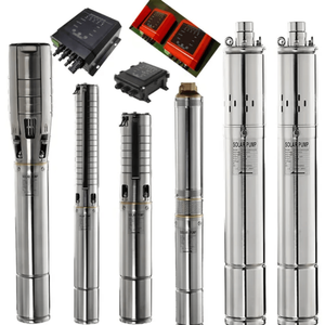 Bomba de pozo profundo de acero inoxidable de alta eficiencia, bomba de agua sumergible eléctrica Solar de alambre de cobre para riego agrícola OEM - Product Image 3